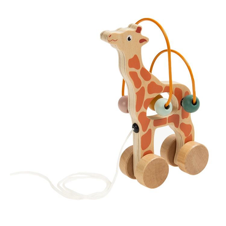 Wooden giraffe toy