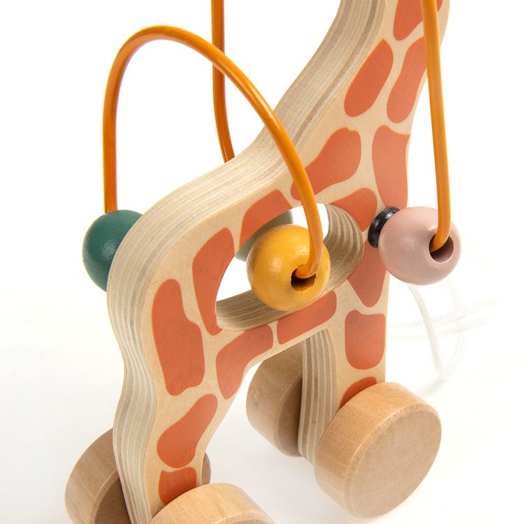 Wooden giraffe toy