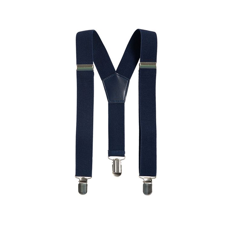 Blue suspenders