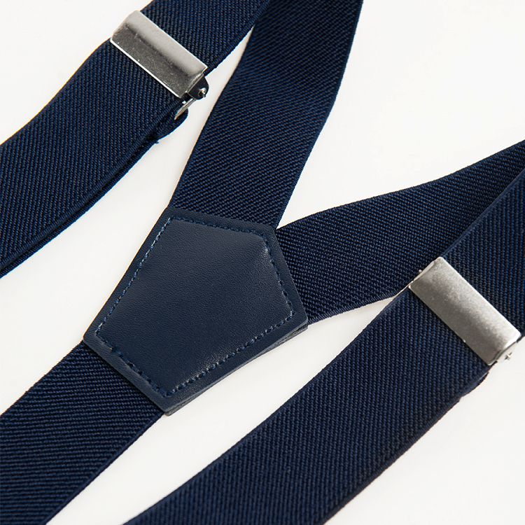 Blue suspenders