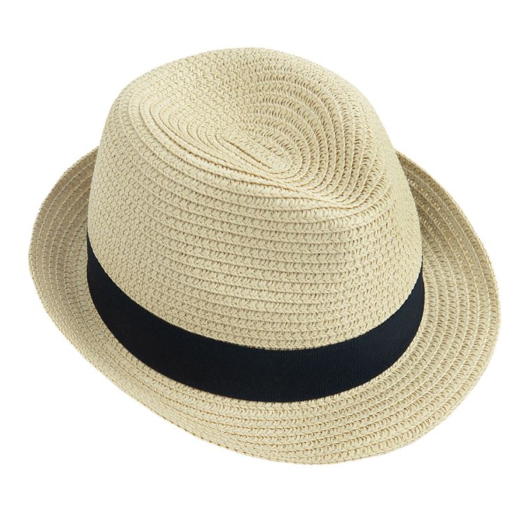 Ecru straw hat