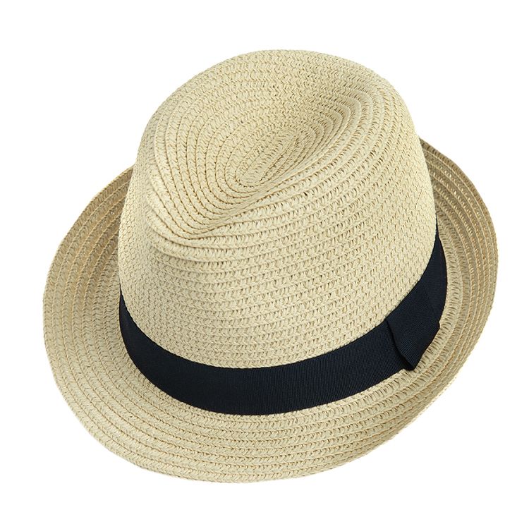 Ecru straw hat