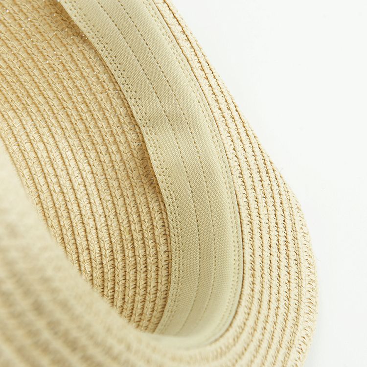 Ecru straw hat