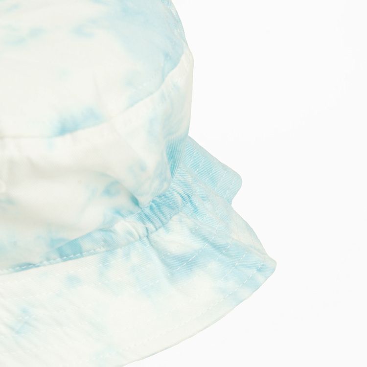 Light blue tie dye summer hat