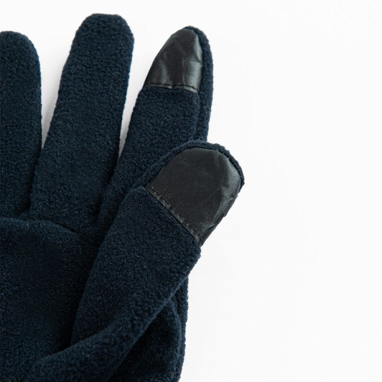 Blue gloves