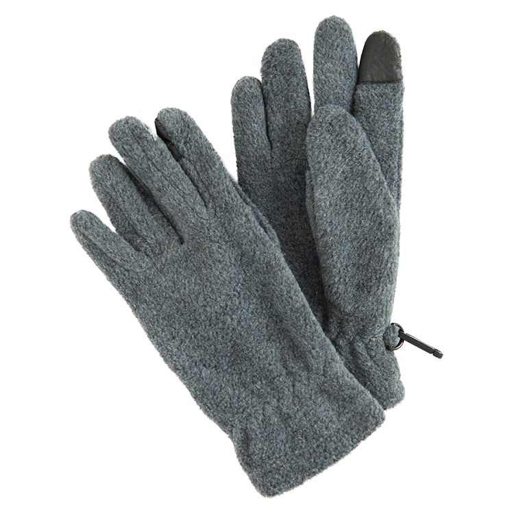 Grey gloves