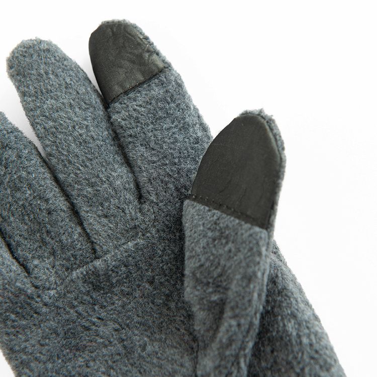 Grey gloves