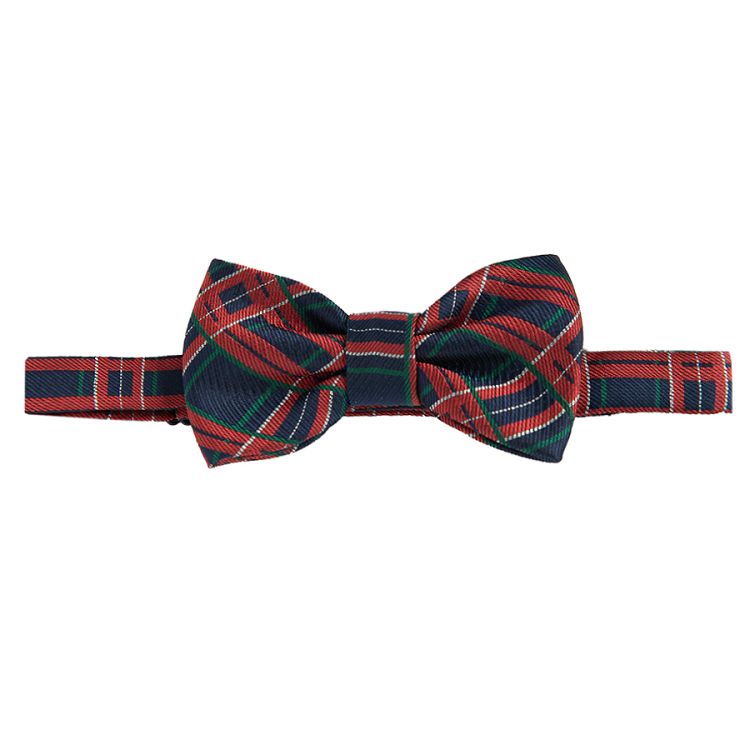 Checked bow tie