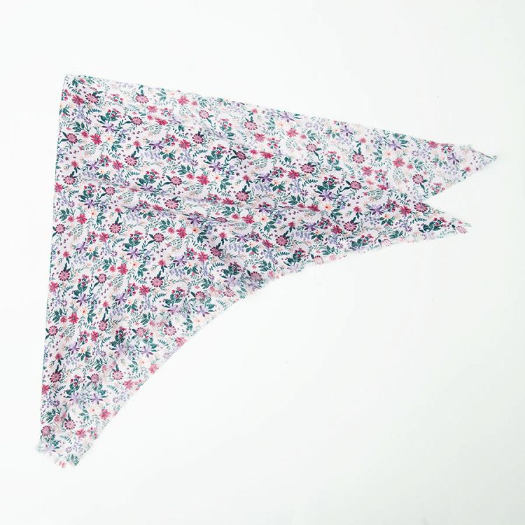 Floral neckerchief