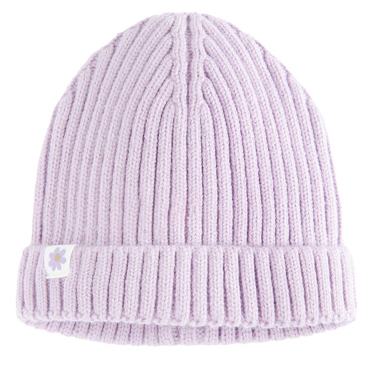 Purple beanie