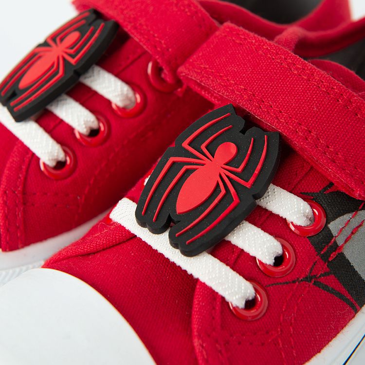 Spiderman red canvas sneakers