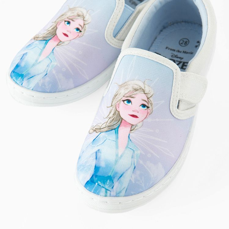 Frozen canvas slip on shoes