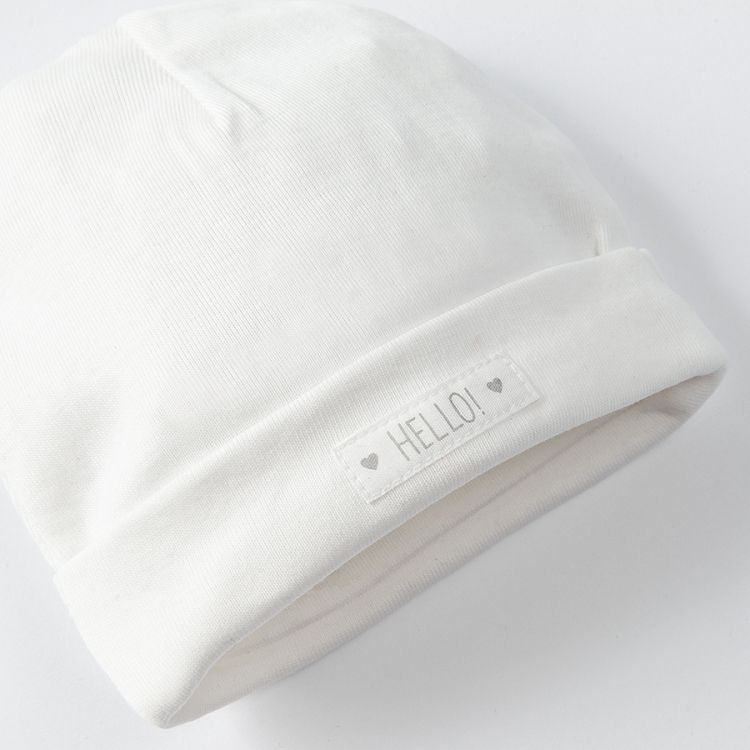 White all year beanie