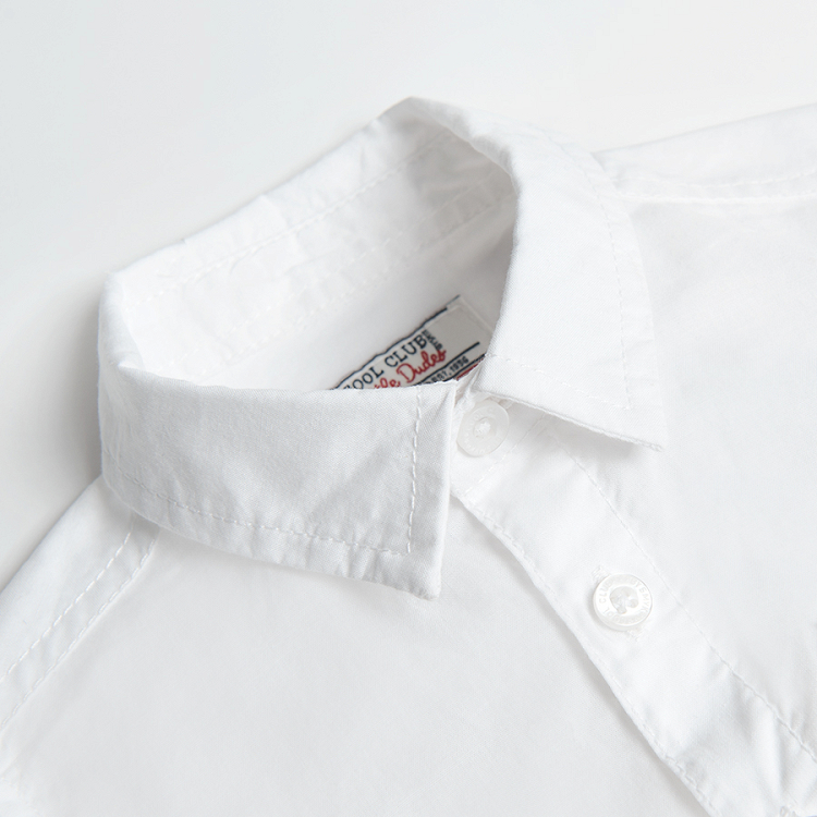 White long sleeve button down bodysuit