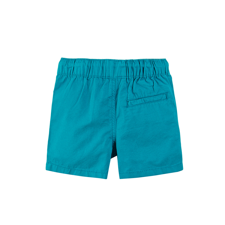 Blue shorts with cord