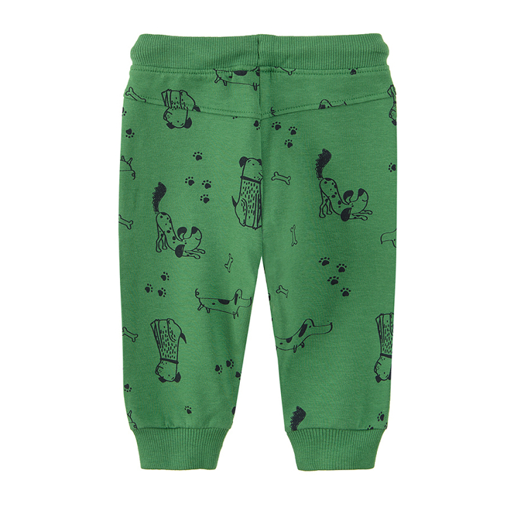 Green jogging pants