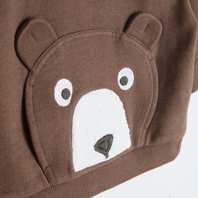 Brown bear sweatshirt