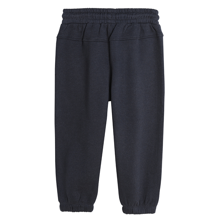 Navy blue jogging pants