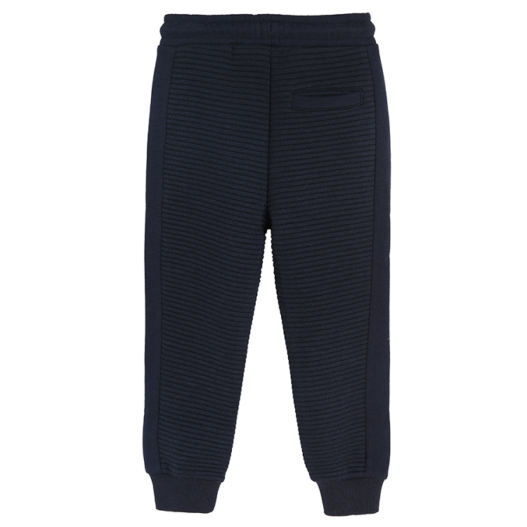 Navy blue jogging pants