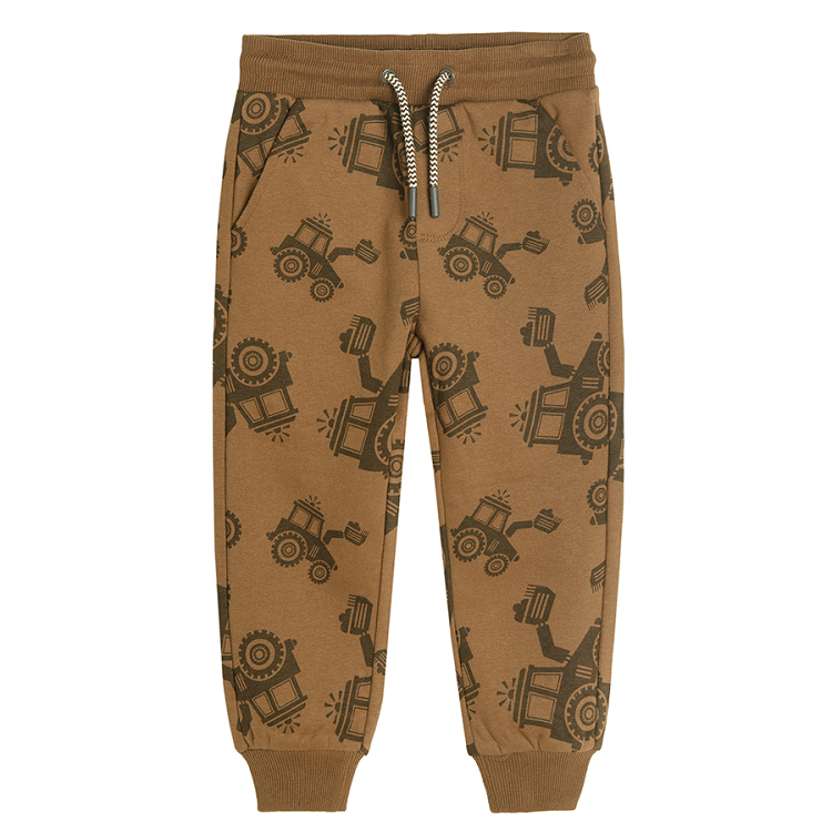 Brown trucks jogging pants