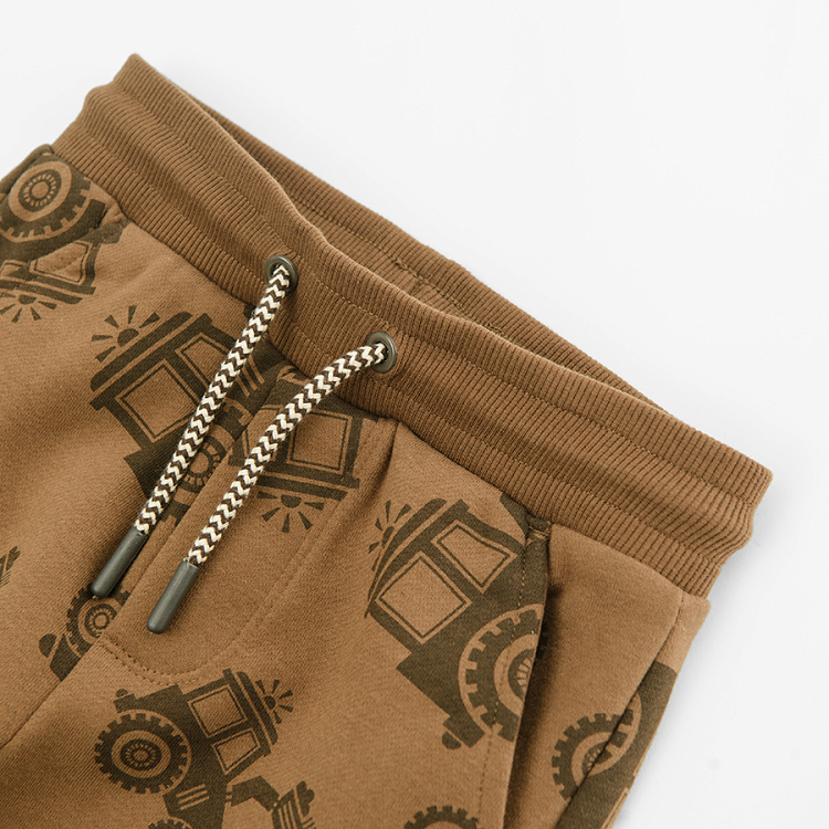 Brown trucks jogging pants