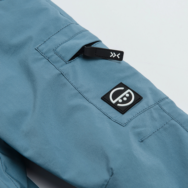 Blue cargo pants