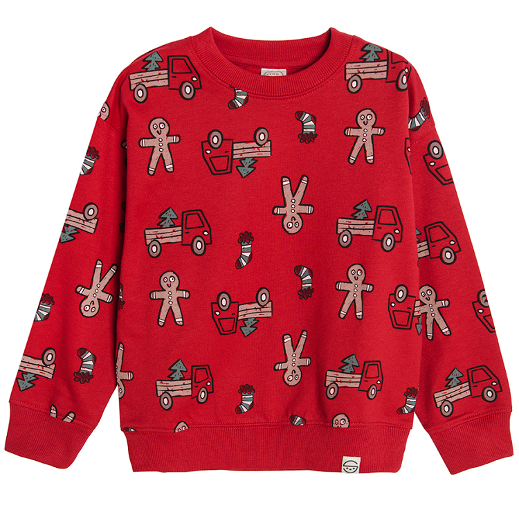 Red Christmas sweatshirt