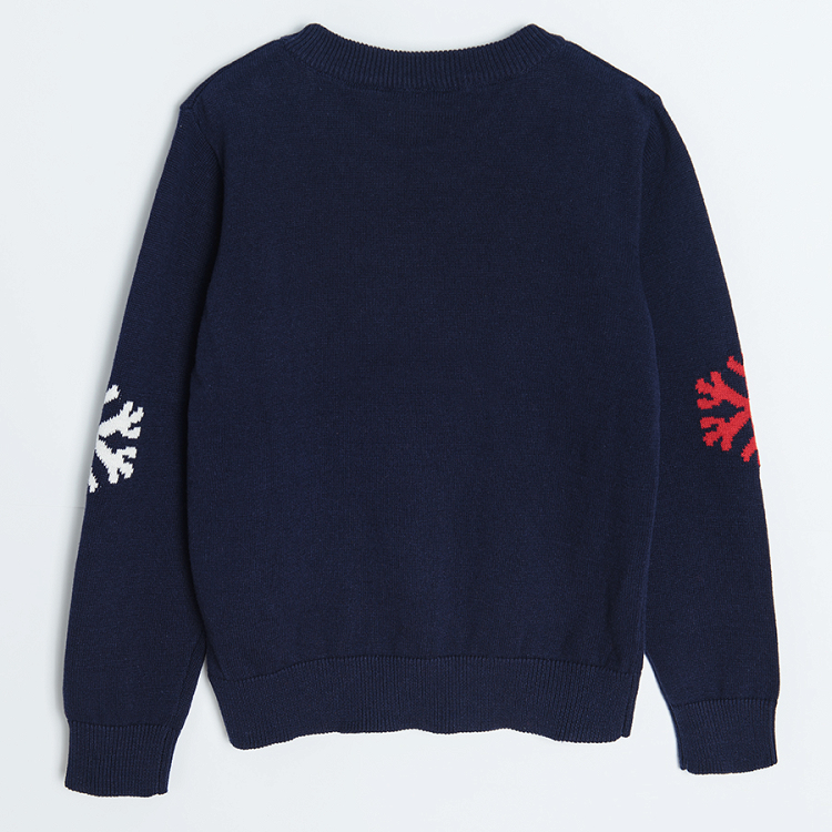 Dark blue Christmas snowman sweatshirt