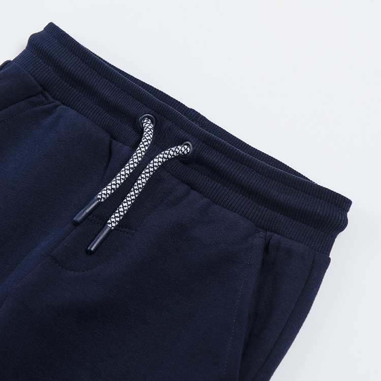 Navy blue jogging pants