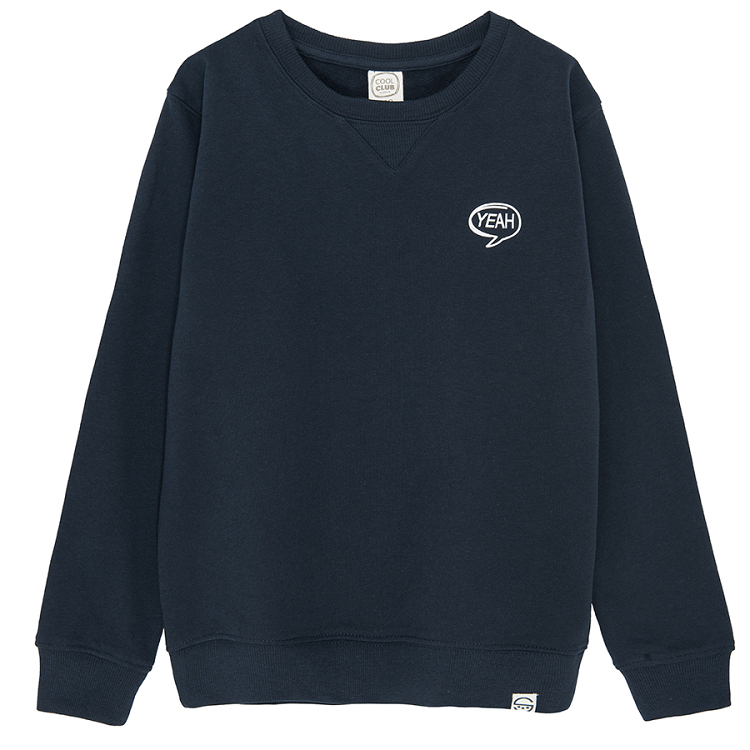 Dark blue sweatshirt