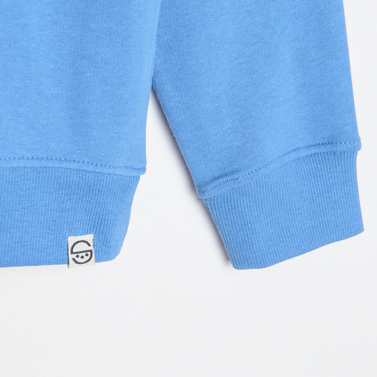 Blue sports sweatshirt