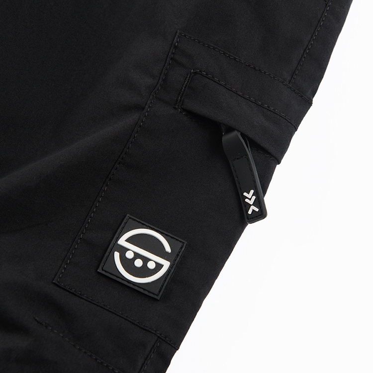 Black cargo pants