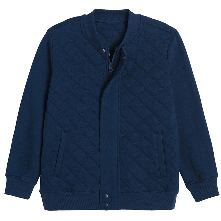 Navy blue zio through sweatshirt