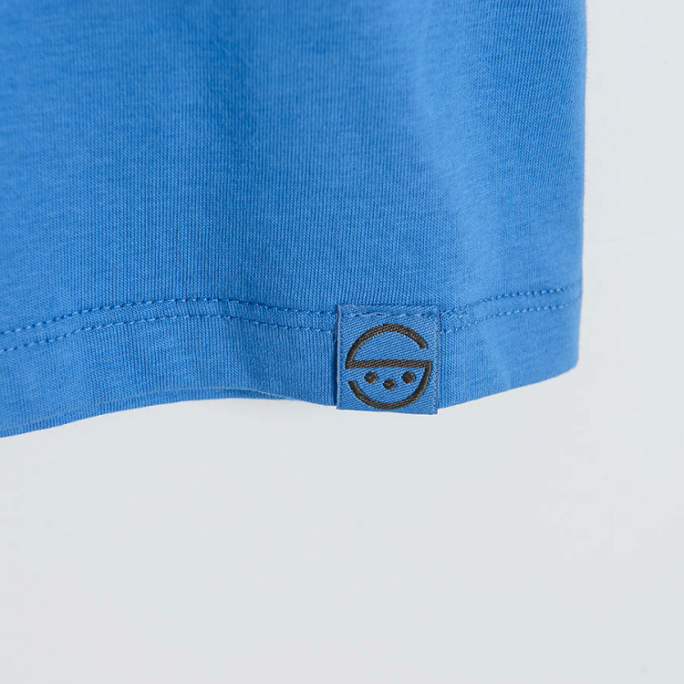 Blue short sleeve T-shirt