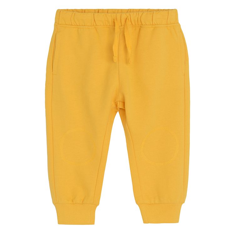 Yellow jogging pants