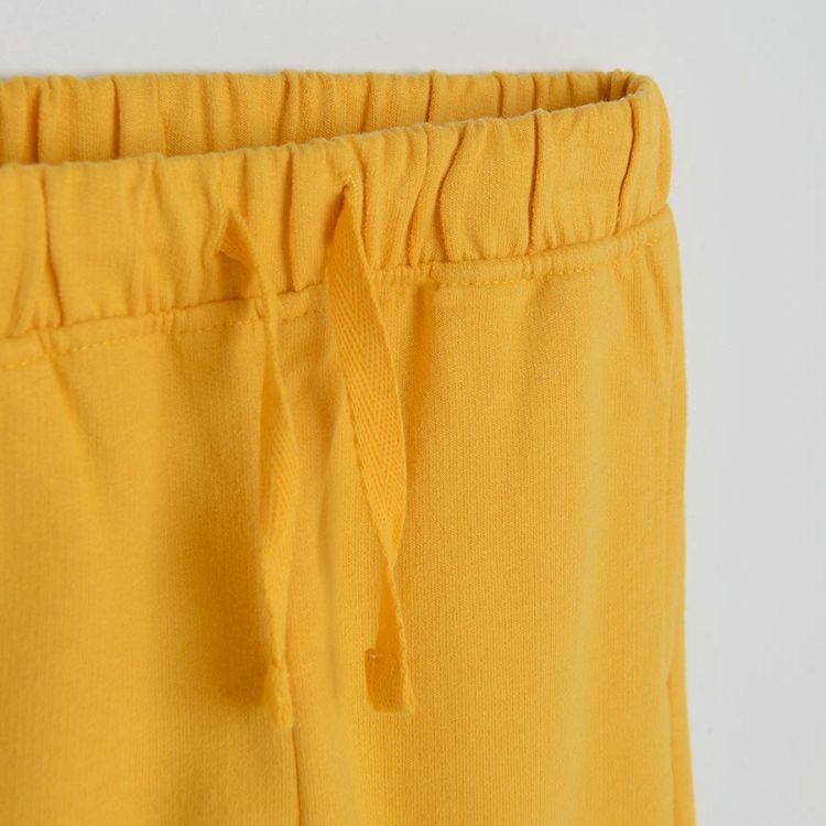 Yellow jogging pants