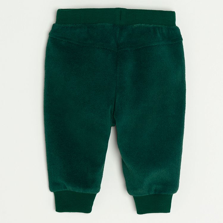 Green jogging pants