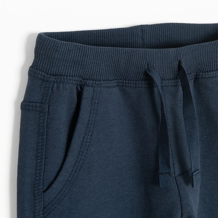 Dark blue jogging pants