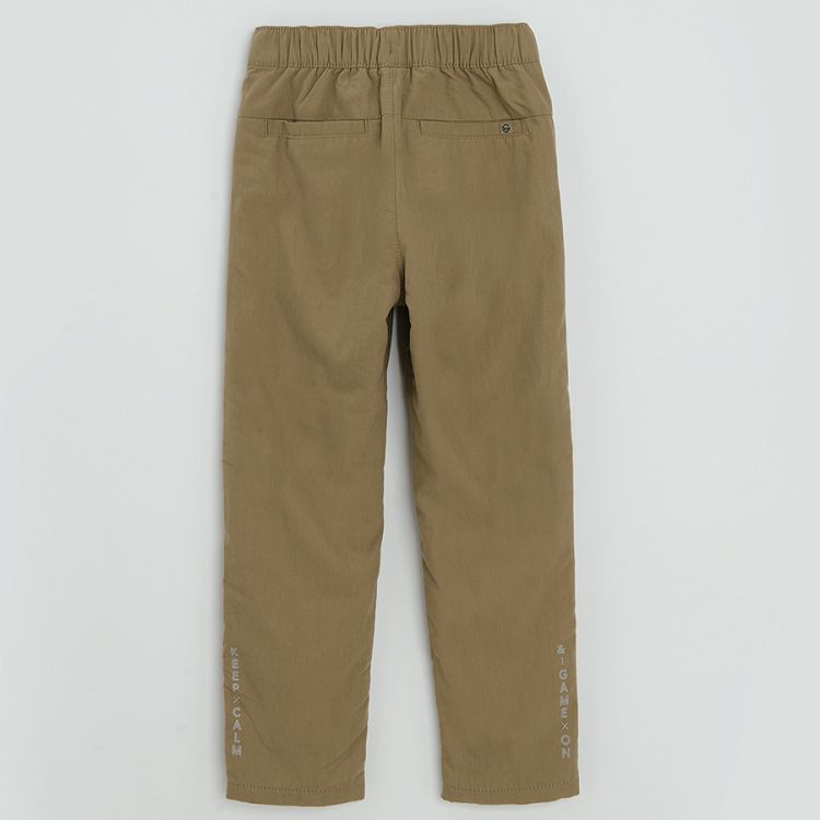 Khaki trousers