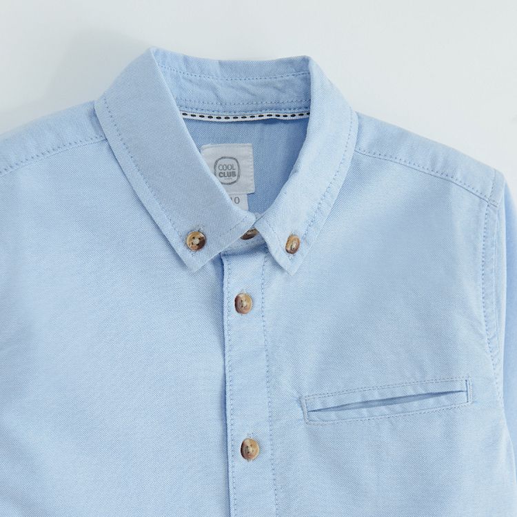 Blue long sleeve shirt