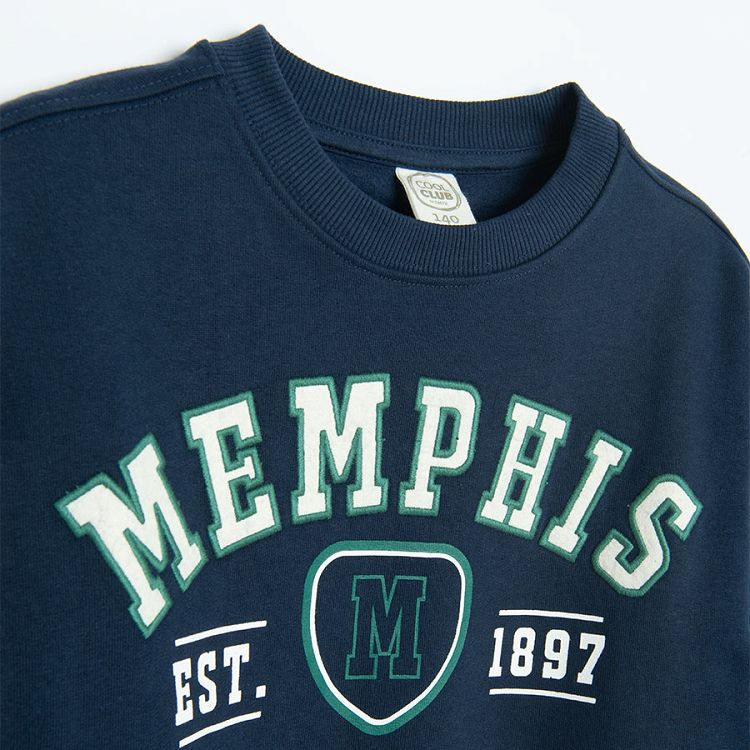 Blue 'MEMPHIS' sweatshirt