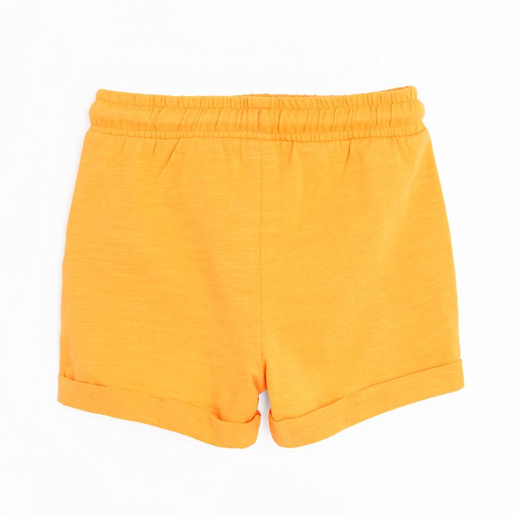 Dark yellow shorts with cord