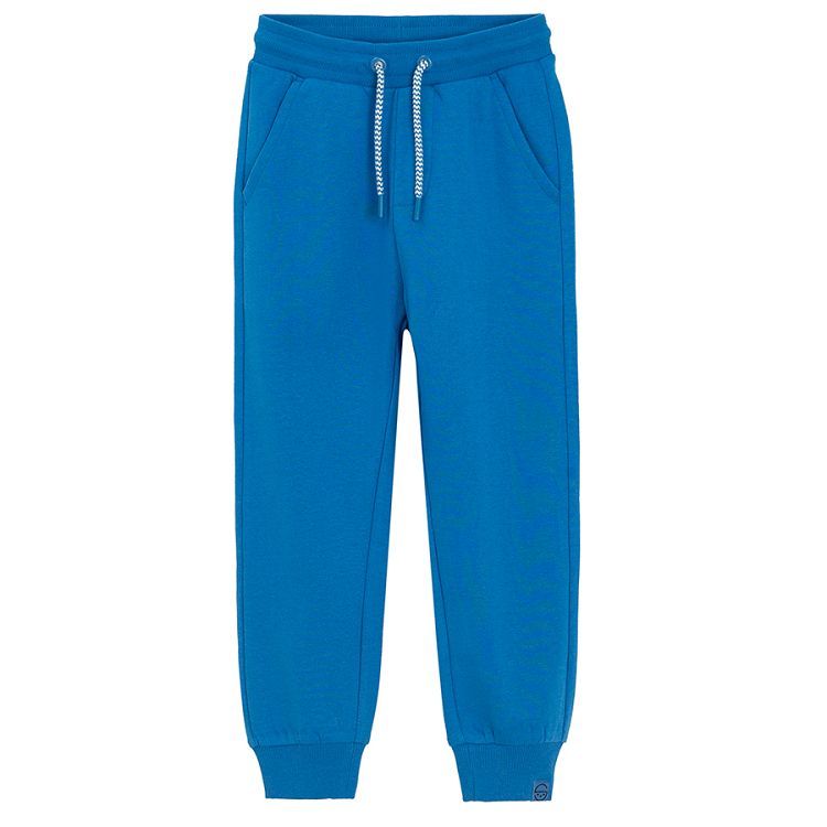 Blue and light blue sweatpants with cord- 2 pack