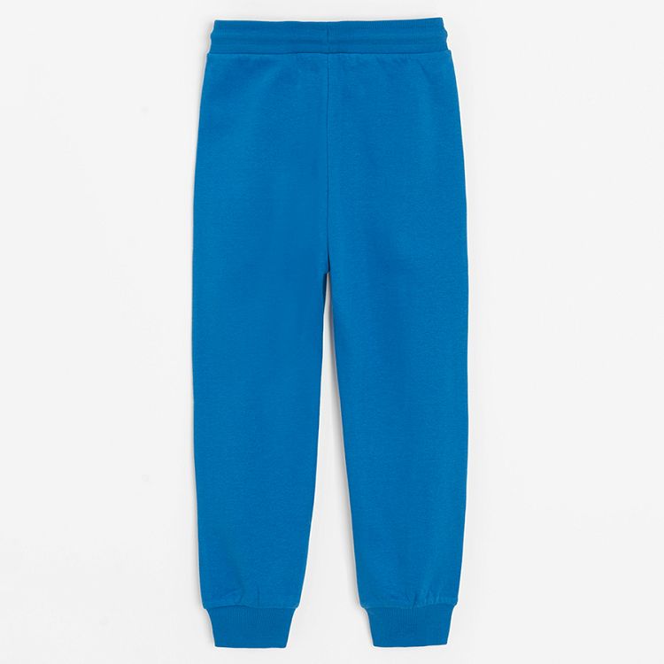 Blue and light blue sweatpants with cord- 2 pack