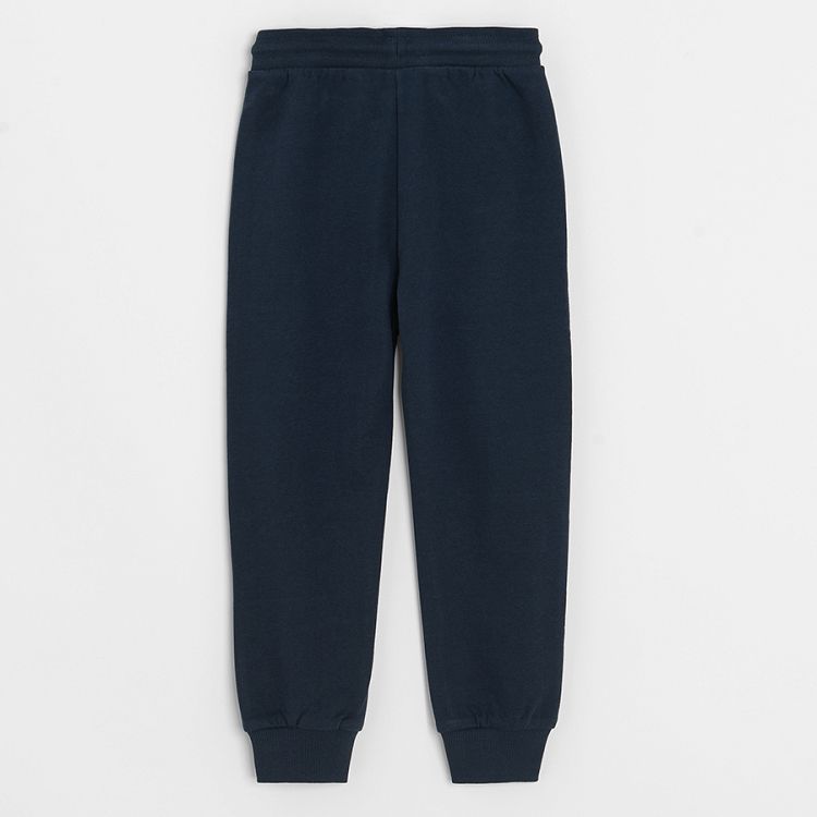 Blue and light blue sweatpants with cord- 2 pack