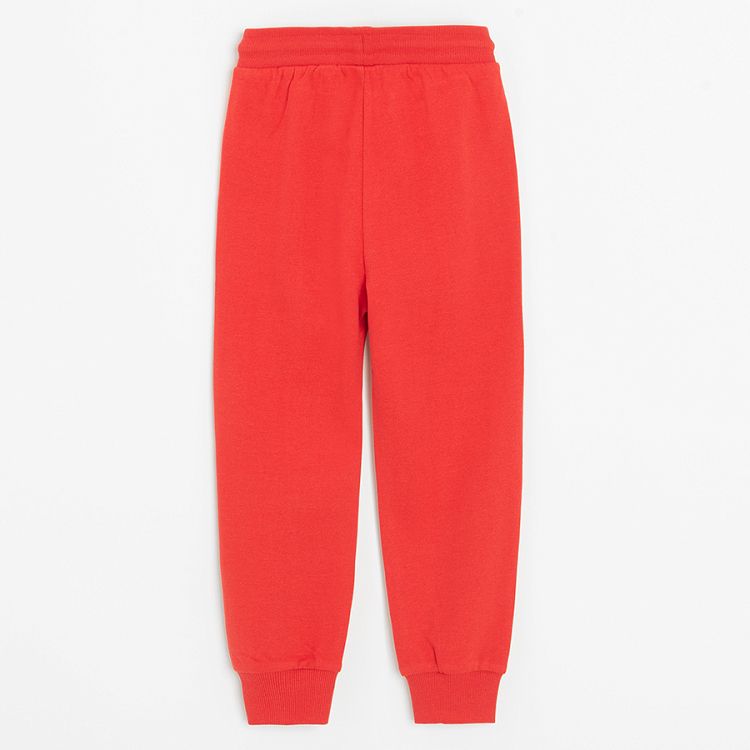 Blue and red sweatpants with cord- 2 pack