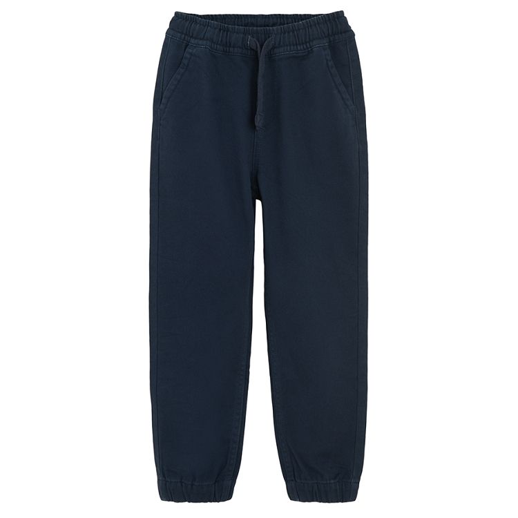 Blue sweatpants with cord