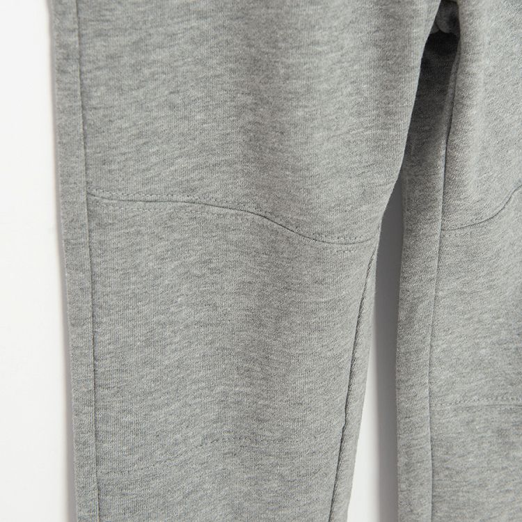 Grey sweatpants with cord