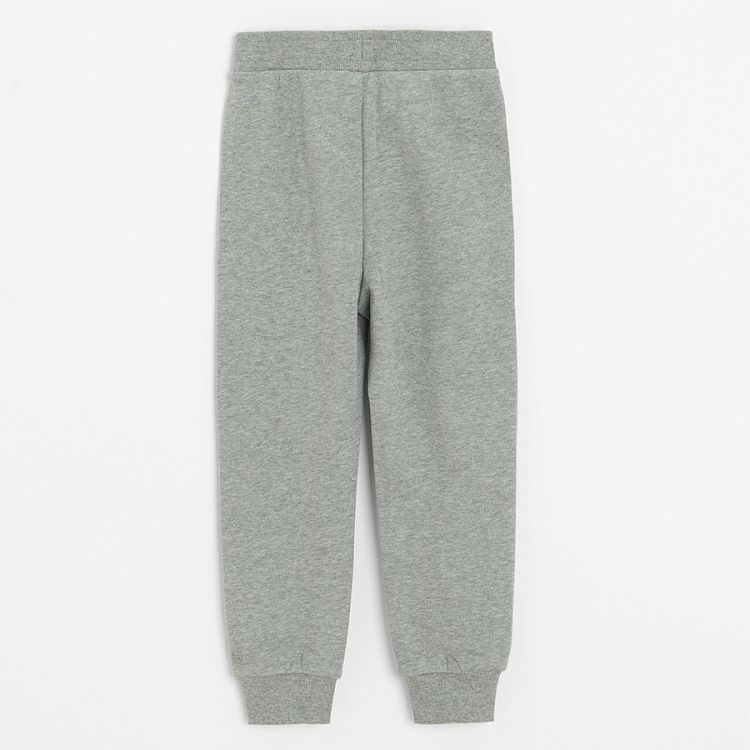 Grey sweatpants with cord