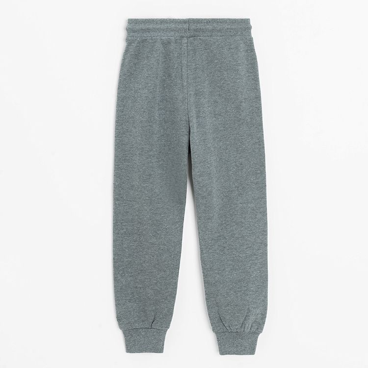 Grey sweatpants with cord